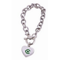 Toggle Heart Bracelet